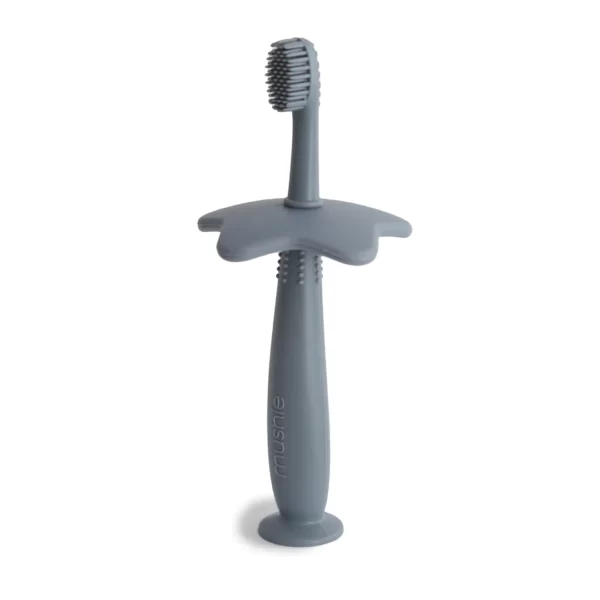 BROSSE A DENTS SILICONE BLEU MUSHIE
