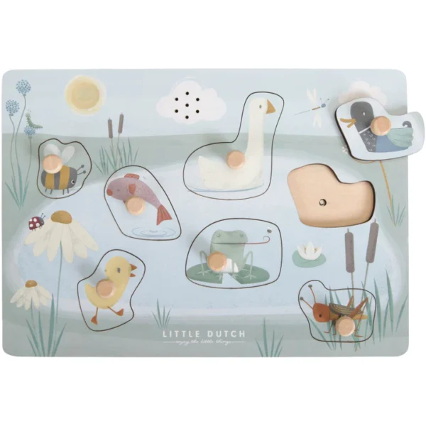 PUZZLE SONORE EN BOIS LITTLE GOOSE