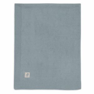 COUVERTURE BERCEAU 75X100CM COSY KNIT SEA GREEN