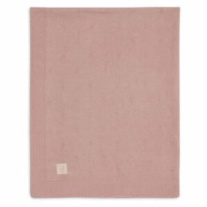 COUVERTURE BERCEAU 75X100CM COSY KNIT WILD ROSE